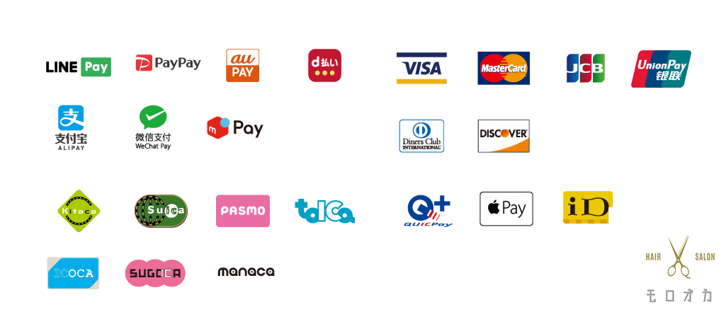 利用可能な決済方法